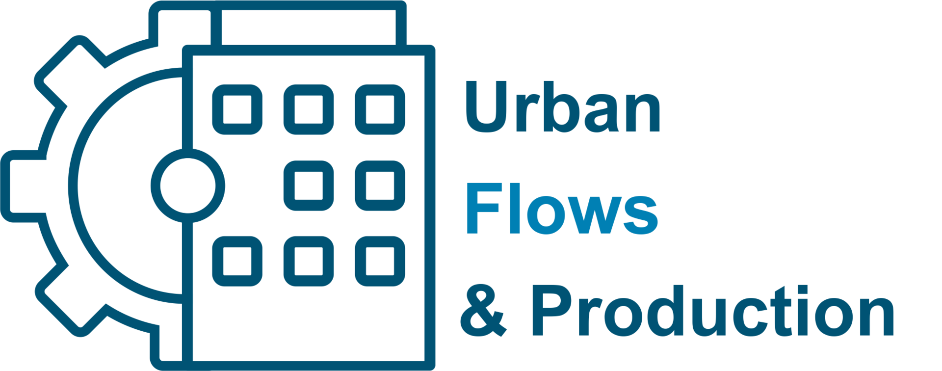 Urban Flows and Production Logo