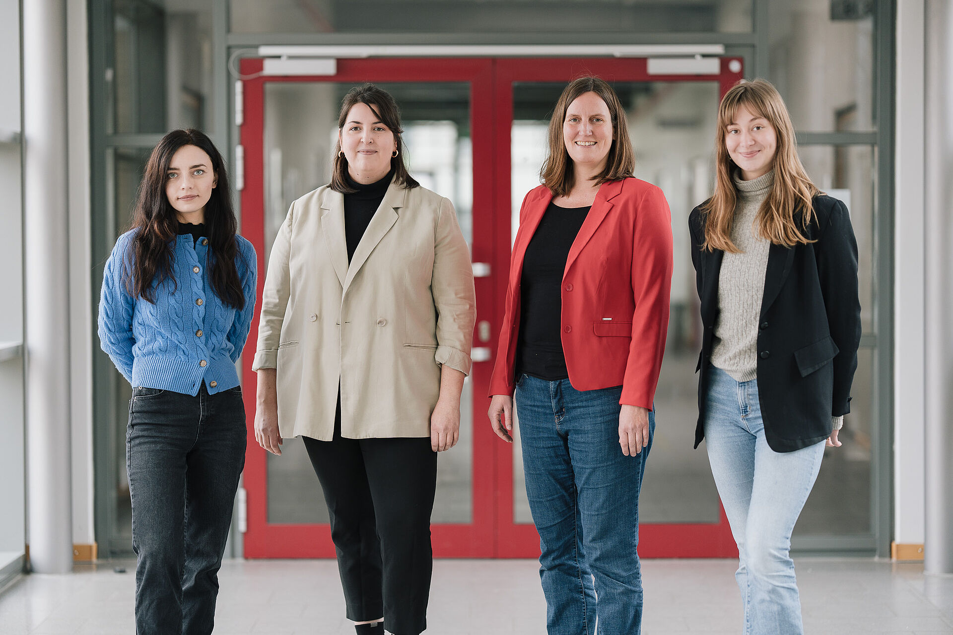 Marina Schmidt, Friederike Hendriks, Monika Taddicken, und Anne Forstmann (von links nach rechts).