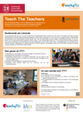 Poster vom Tag der Lehre: [Teach The Teachers]