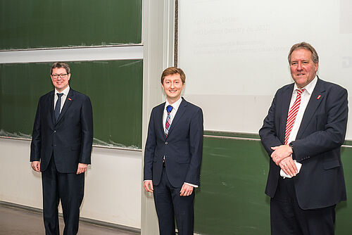 Foto Prof. Jorswieck, Karl Besser, Prof. Kürner