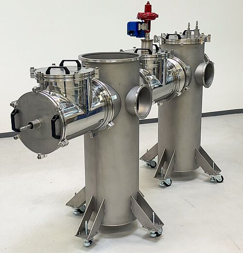 Kryostatsystem des Wasserstoffverflüssigers aus DEWAS