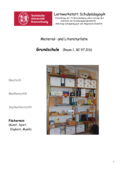 Materialliste Fächermix