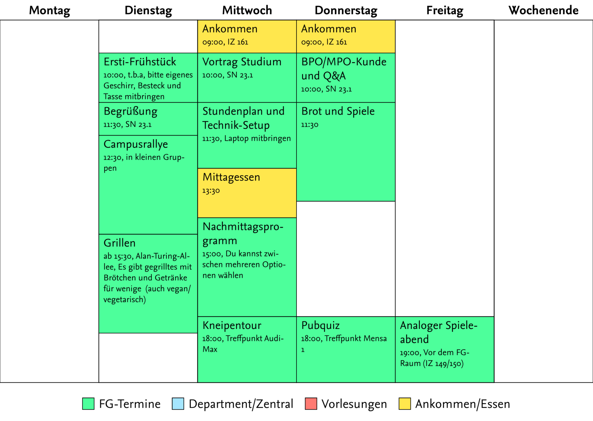 Stundenplan 2