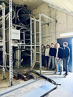 Jonas Oldeweme explains the functions of the wind channel