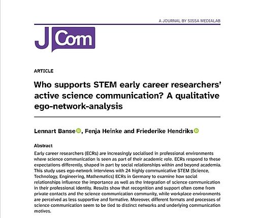 Publikation von Lennart, Fenja und Friederike