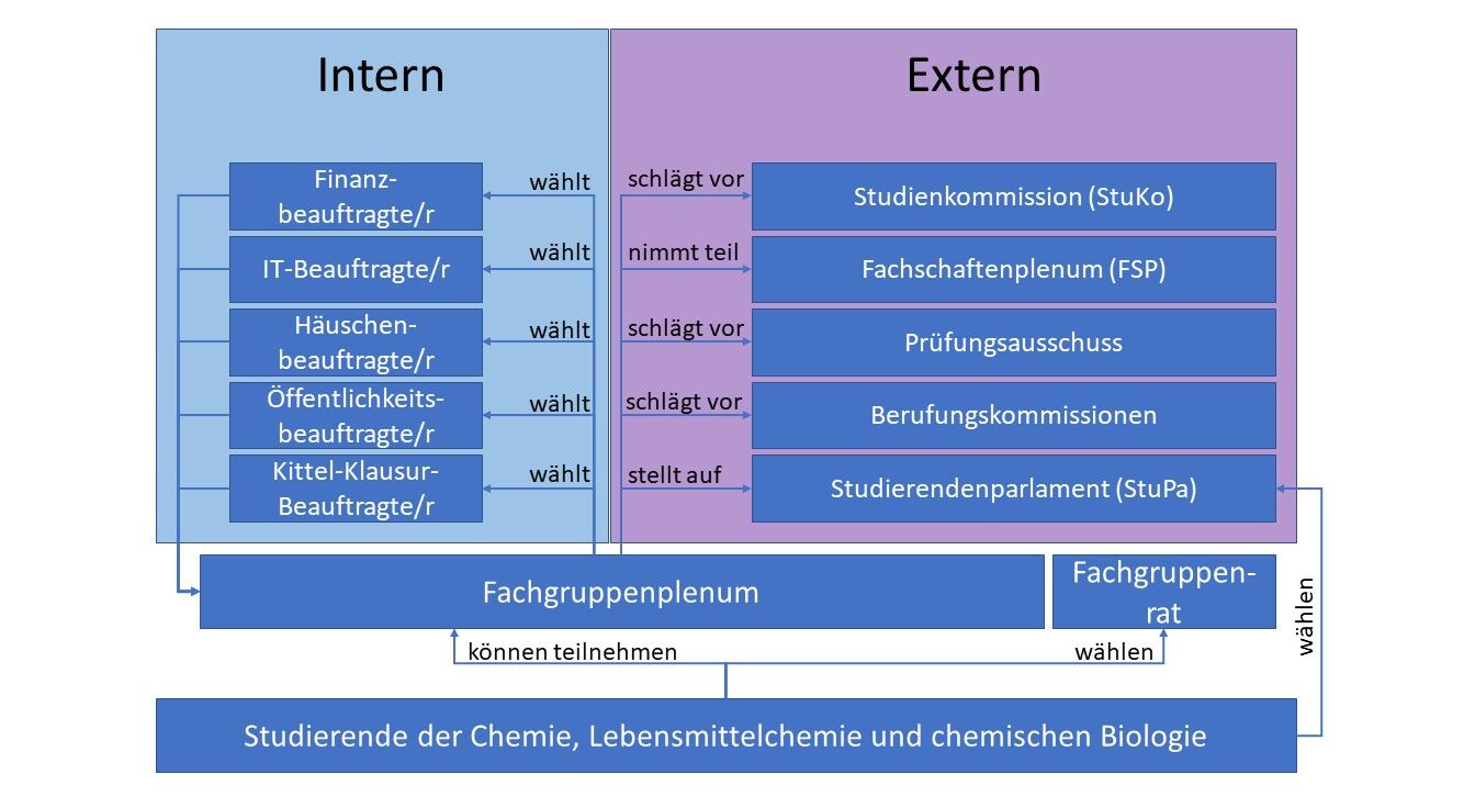 Organigramm der FG Chemie