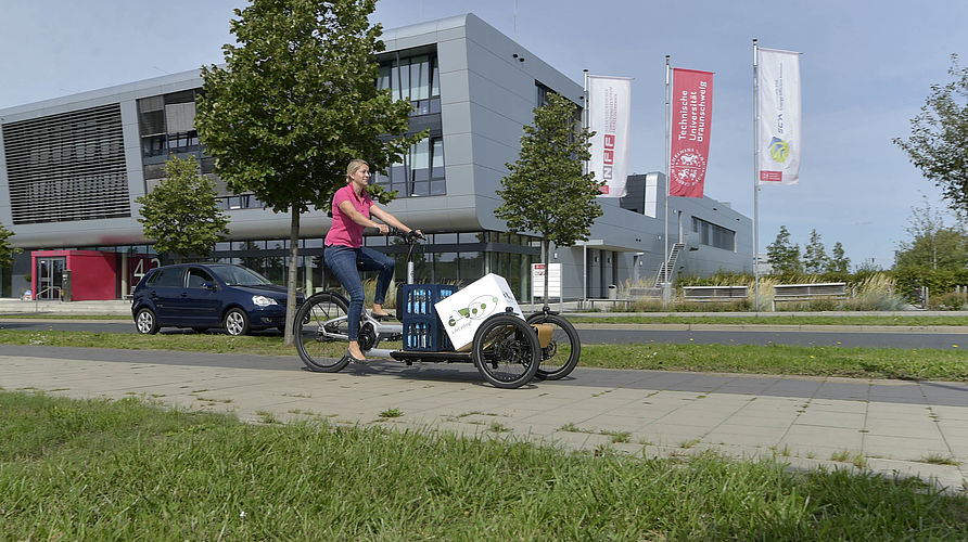 Forschungsprojekt zur Entwicklung und Nutzung von elektrischen Lastenrädern im NFF gestartet.