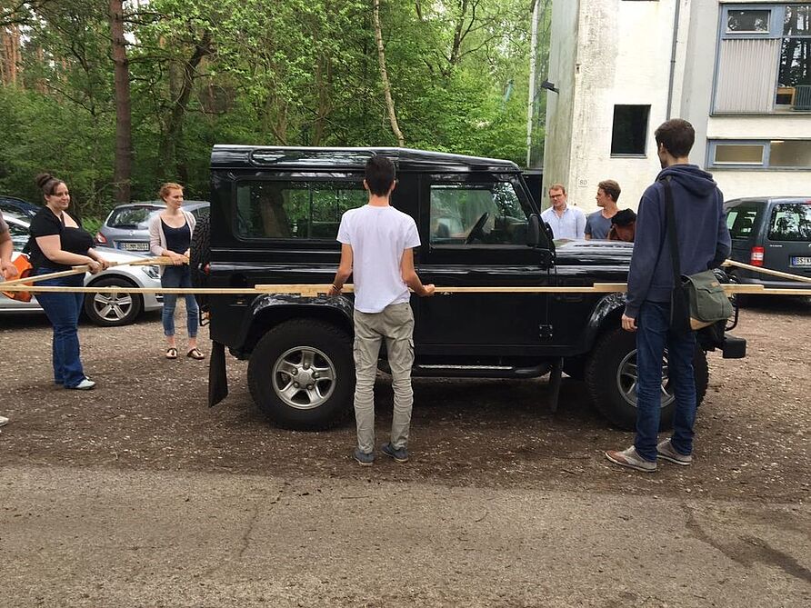 Stegreif Parkplatz IAK