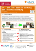Poster vom Tag der Lehre: [L4 – Lehr-Lern-Labor zur Stärkung der Lehramtsausbildung]