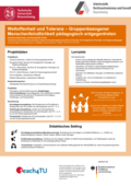 Poster vom Tag der Lehre: [Weltoffenheit und Toleranz]