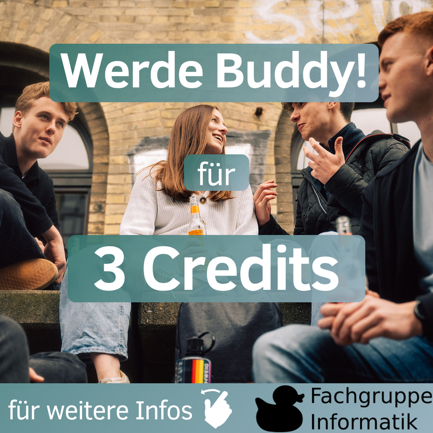 Werde Buddy! für 3 Credits