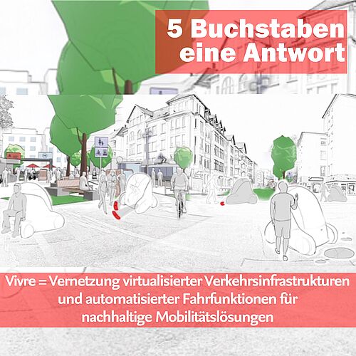 Skizze einer zukünftigen Mobilitätssituation im Projekt ViVre