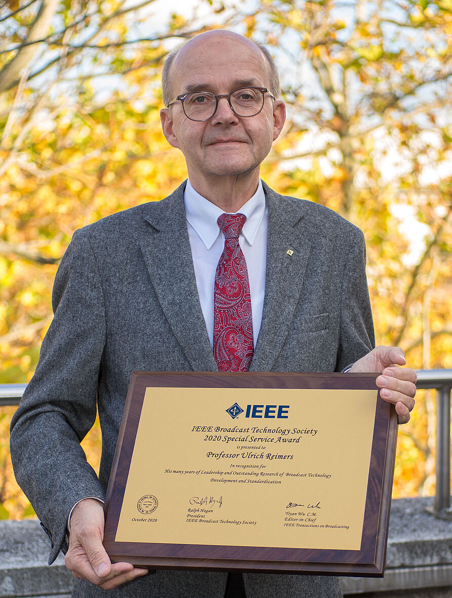 Prof. Reimers IEEE Special Service Award