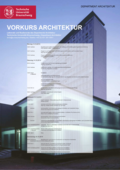 Poster vom Tag der Lehre: [Vorkurs Architektur]