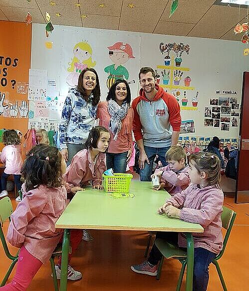 Marcel an der CEIP de Villalobón