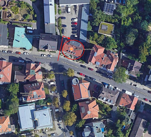 Wegabbildung Spielmannstraße 11