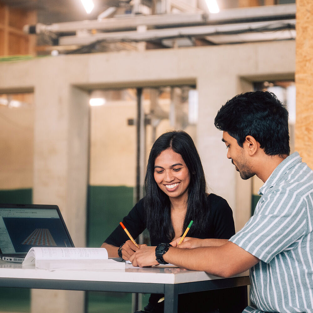 Studierende des Studiengangs CSE