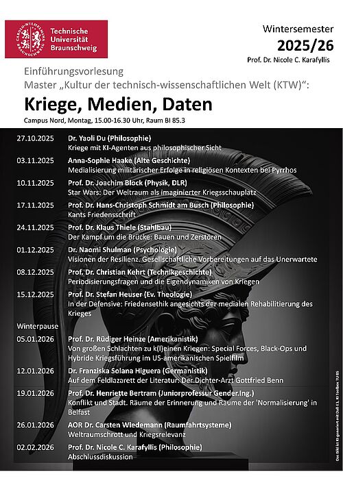 Programm Ringvorlesung KTW WS 2025/26