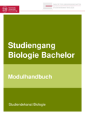 Modulhandbuch Bachelor Biologie 2019