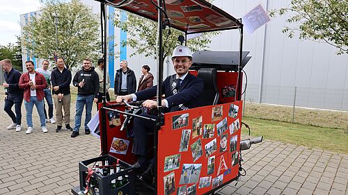 Promotionsfeier Lars Wesenmann vom Institut für Verbrennungskraftmaschinen