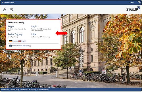ANMELDUNG STUDIP