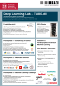 Poster vom Tag der Lehre: [Deep Learning Lab - TUBS.dll]