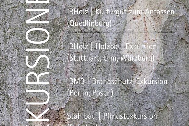Exkursionen - Übersicht