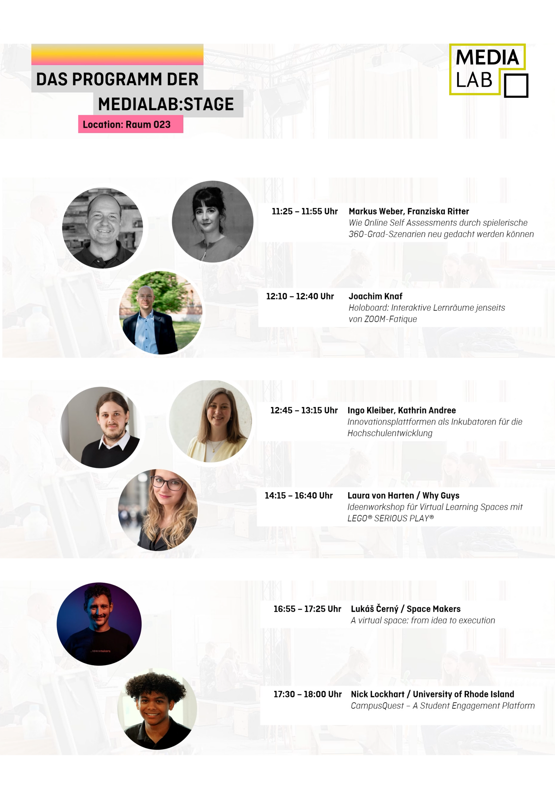 Programm Media Lab:Stage | 23.06.2026