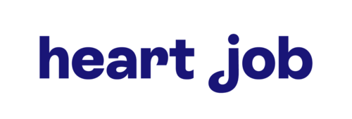 heart job logo blau