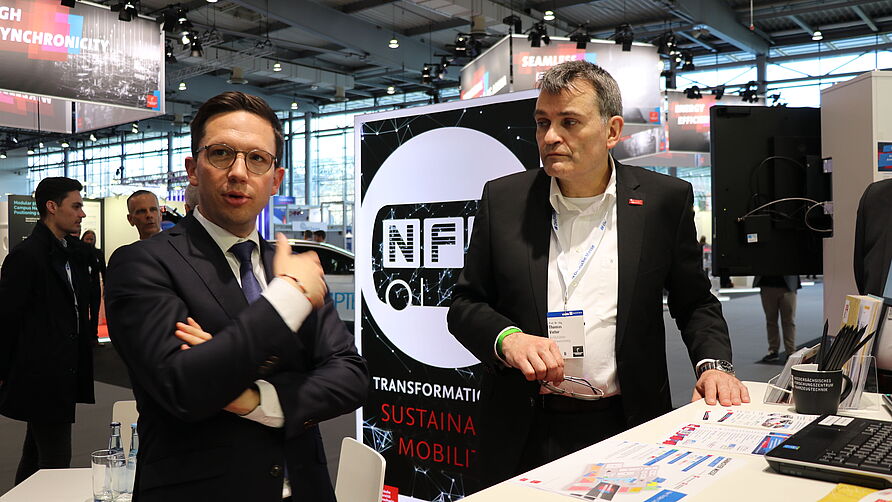 NFF demonstrierte fahrerloses Fahren auf der auf der Hannover Messe 2023