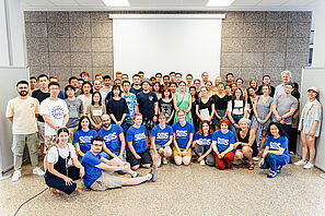 Gruppenfoto mit allen Teilnehmenden des S.o.S.-Programms im Sommersemester 2023
