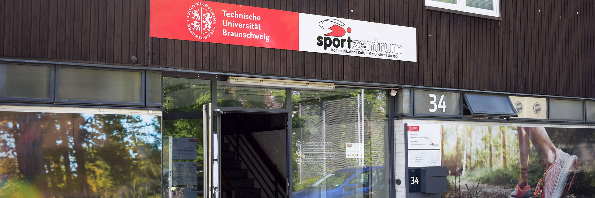 Eingang Hochschulsportzentrum