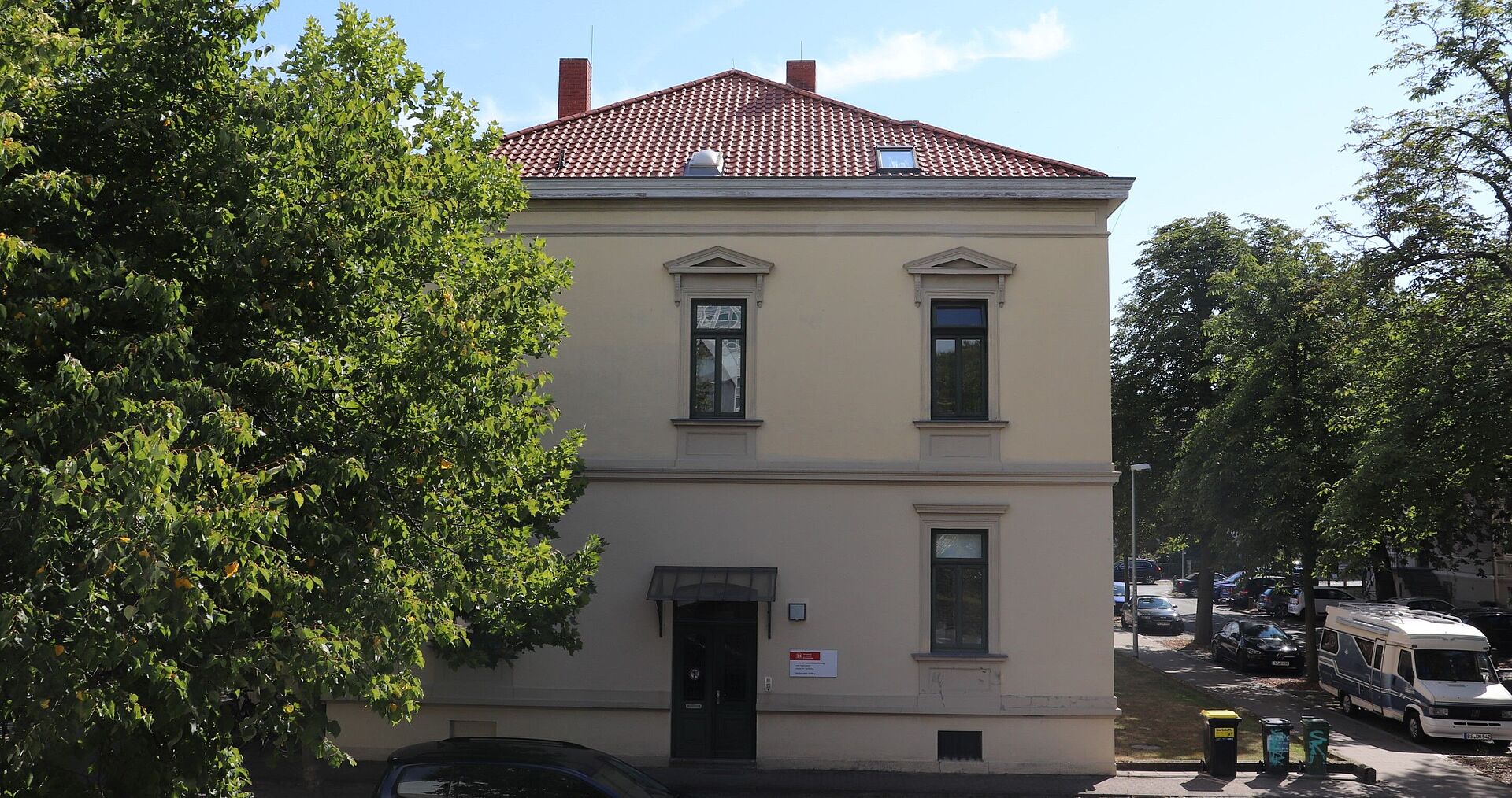 Das Gebäude vom Institut