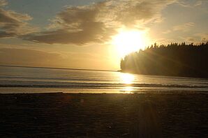 Sunset over the Pacific, Vancouver Island
