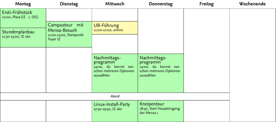 Stundenplan
