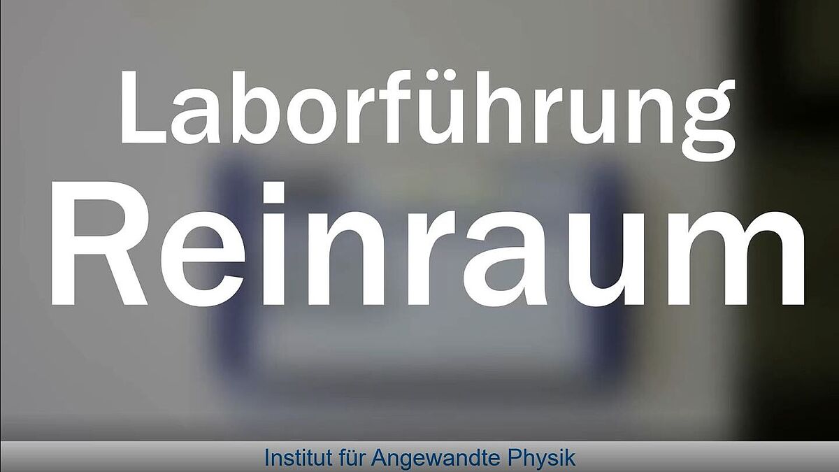 Laborführung Reinraum