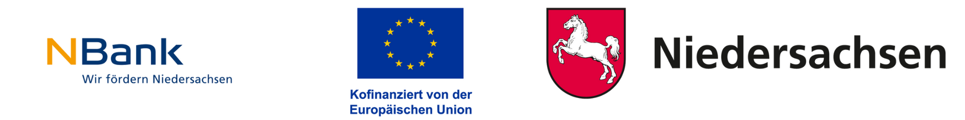 Logoleiste nbank, EU, Land Niedersachsen