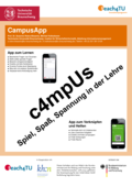 Poster vom Tag der Lehre: [CampusApp]