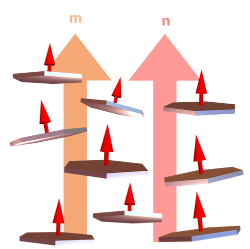 Ferromagnetische Nematen: Anisotrope magnetische Interaktionen können die magnetische Ordnung stabilisieren. Somit kann sich ein so genannter „flüssiger Ferromagnet“ bilden.