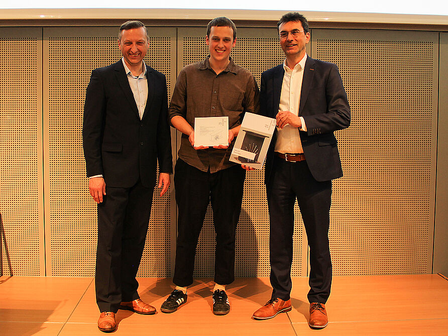 Verleihung des Förderpreis des Deutschen Stahlbaues beim DASt-Kolloquium in München. 