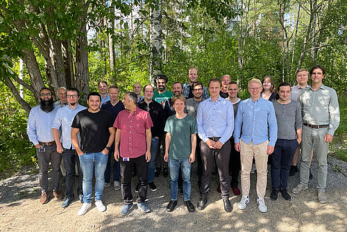 Picture of members of Summer School at Tampere University 