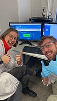 Students having fun with ONT sequencing