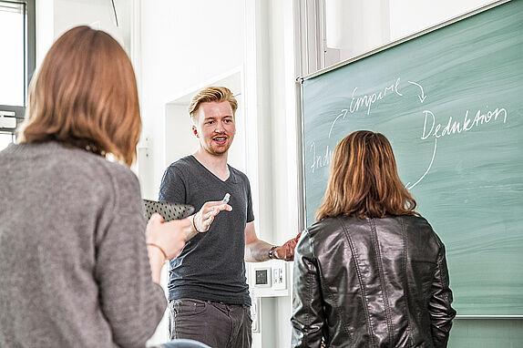 Im Gespräch: Austausch unter Studierenden