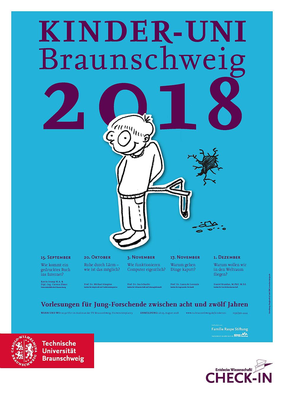 Plakat Kinder-Uni 2018