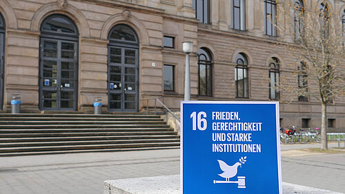 SDG 16 - Frieden, Gerechtigkeit und starke Institutionen