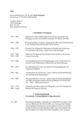 Lebenslauf Prof. Neumann