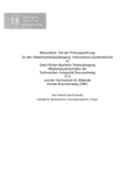 [Translate to English:] BPO 2019 2-Fächer Bachelor Nebenfach IST