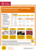 Poster vom Tag der Lehre: [Erstsemesterwoche Psychologie]