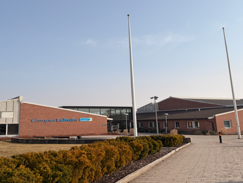 Außenansicht Osbeckgymnasiet Laholm