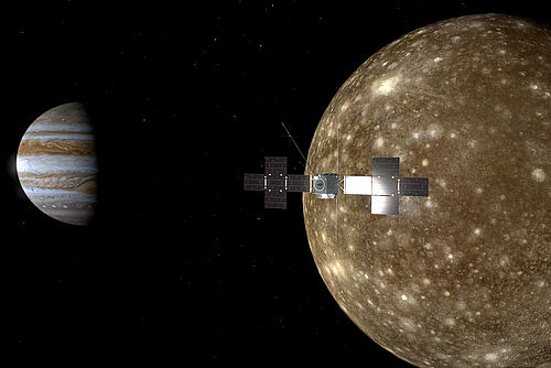 Juice flyby of Callisto (artist’s impression)